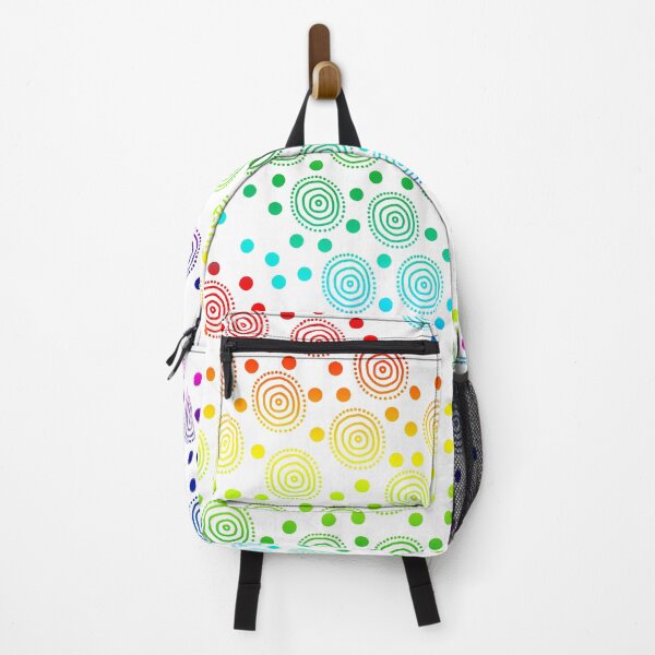 Item preview, Circles in Circles All Over - Rainbow designed and sold by Whoopsidoodle.