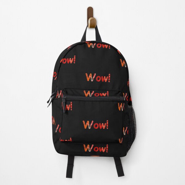Item preview, Wow Typographic Red Text Graphic designed and sold by NancyMerkle.
