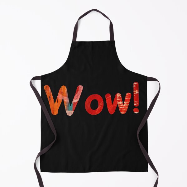 Item preview, Wow Typographic Red Text Graphic designed and sold by NancyMerkle.