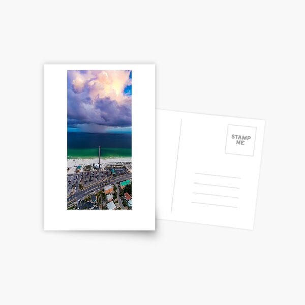 Pensacola Pier Sunset Stor Postcard