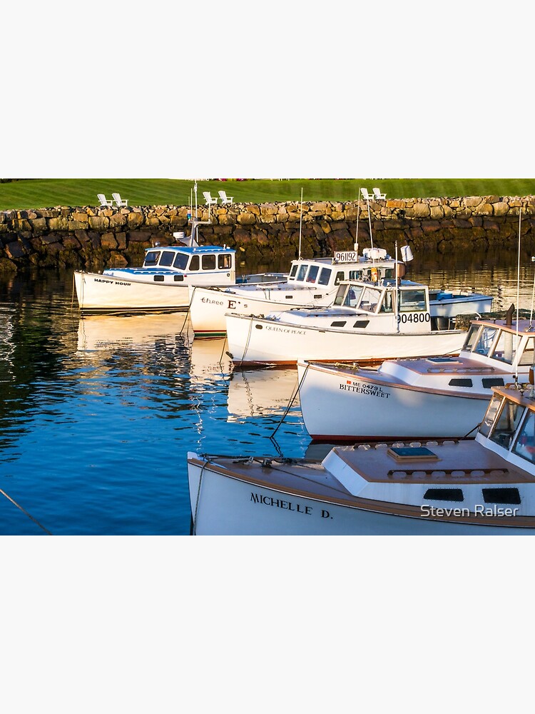 "Lobster Boats Perkins Cove Maine" Poster by ralser Redbubble