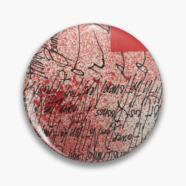 Item preview, Red Splatter Text Pattern Design designed and sold by NancyMerkle.