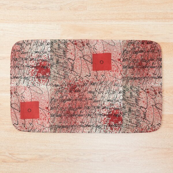 Item preview, Red Splatter Text Pattern Design designed and sold by NancyMerkle.