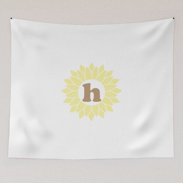 Item preview, H Sunflower designed and sold by fmbajorat.