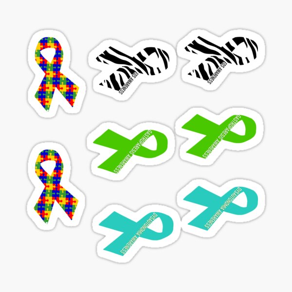 Item preview, Zebrapack Awareness Ribbons  designed and sold by Kimberly Czotter.