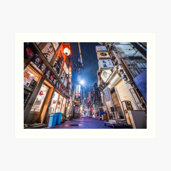 Tokyo Backstreets by Tokyo Lens Art Print