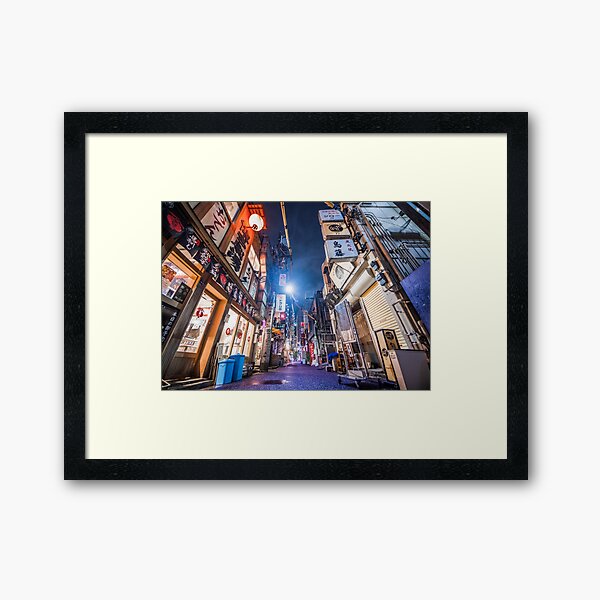 Tokyo Backstreets by Tokyo Lens Framed Art Print