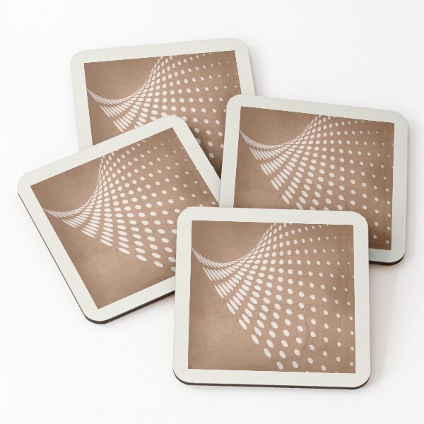 Item preview, Halftone Flowing Swerve in Cinnamon designed and sold by simplydesignart.