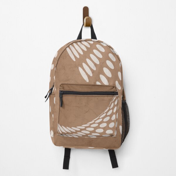 Item preview, Halftone Flowing Swerve in Cinnamon designed and sold by simplydesignart.