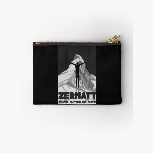 Item preview, Zermatt Noire vintage travel poster designed and sold by stickart-marek.