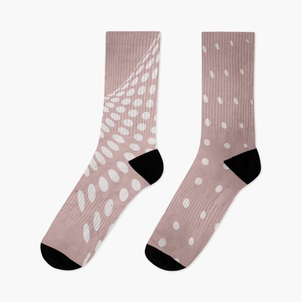 Item preview, Halftone Flowing Swerve in Shell Pink designed and sold by simplydesignart.