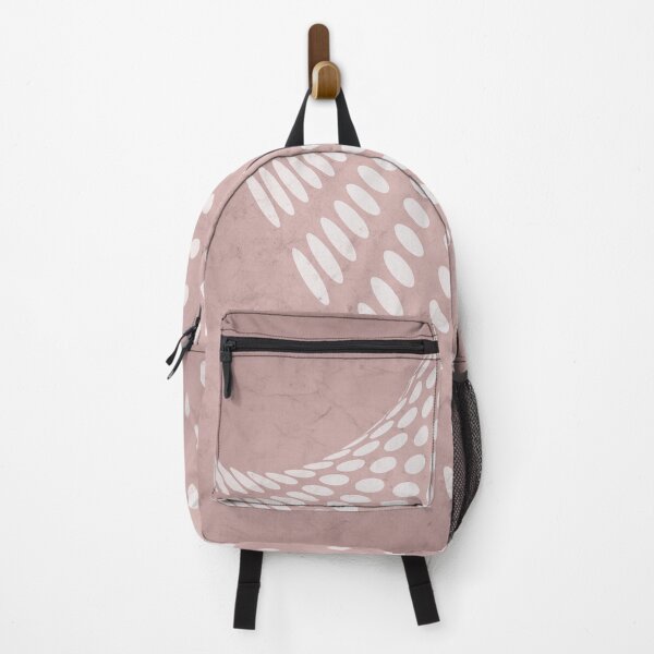 Item preview, Halftone Flowing Swerve in Shell Pink designed and sold by simplydesignart.