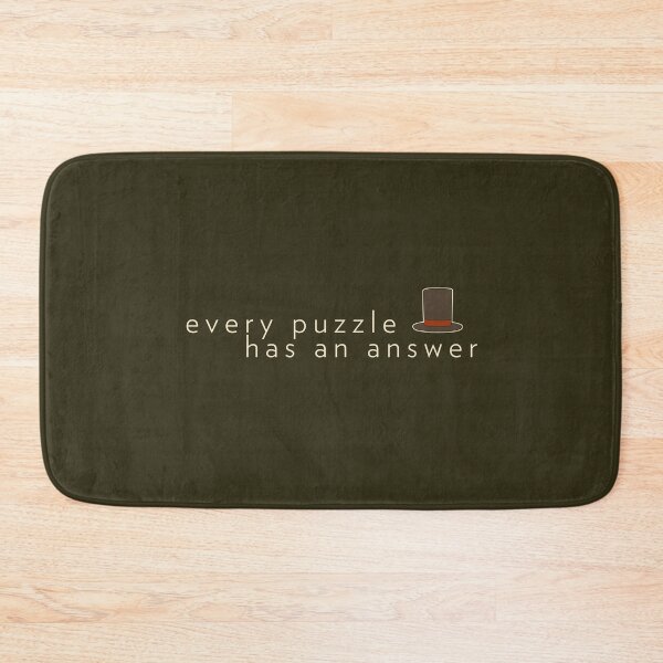 Item preview, every puzzle has an answer | Professor Layton designed and sold by tiantanman.