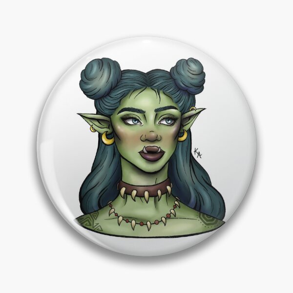 Item preview, D&D Orc Girl designed and sold by kcreativespace.