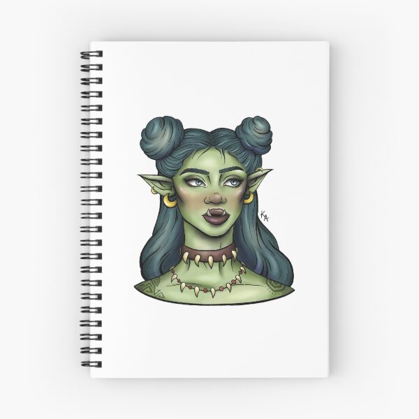 Item preview, D&D Orc Girl designed and sold by kcreativespace.