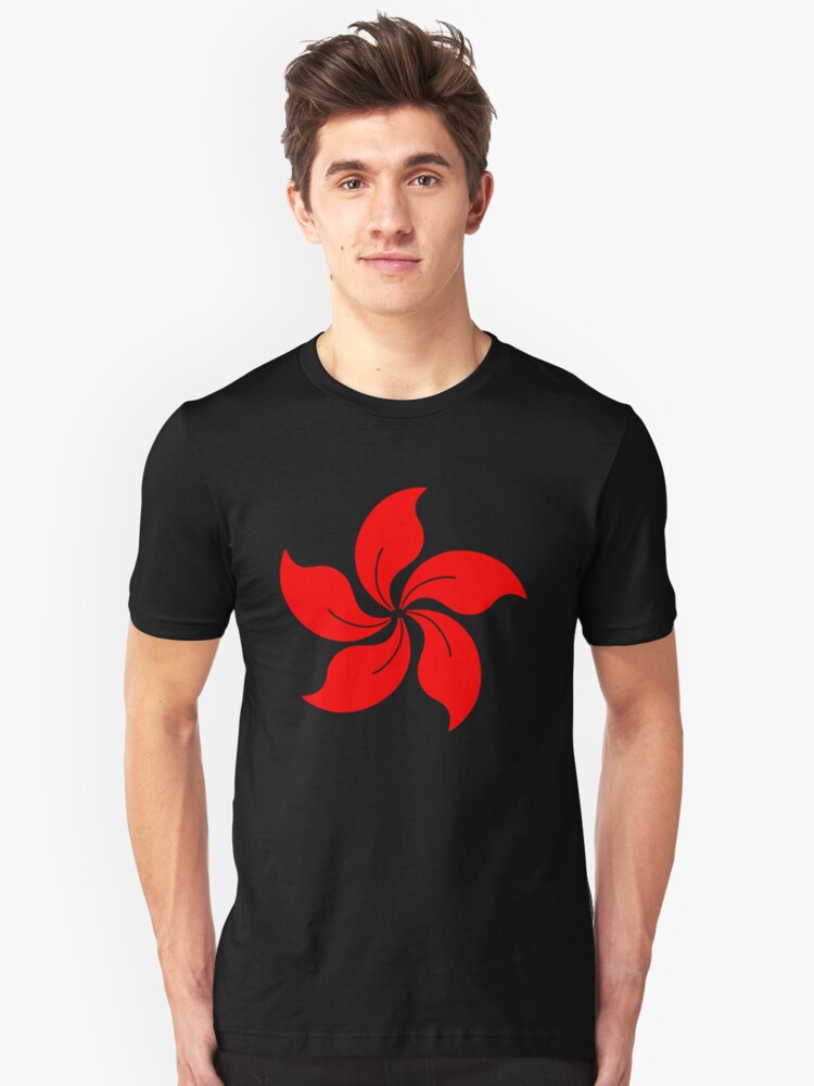 Alternate view of Oriental Flower Slim Fit T-Shirt