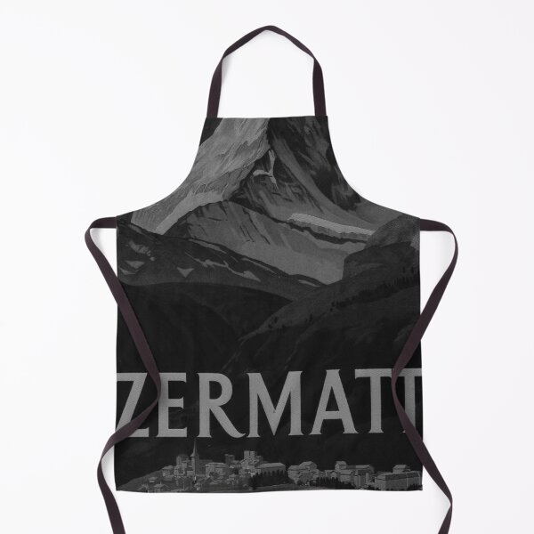 Item preview, Zermatt Noire vintage travel poster designed and sold by stickart-marek.