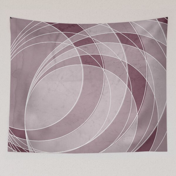 Item preview, Orbiting Circle Design in Mulberry designed and sold by simplydesignart.