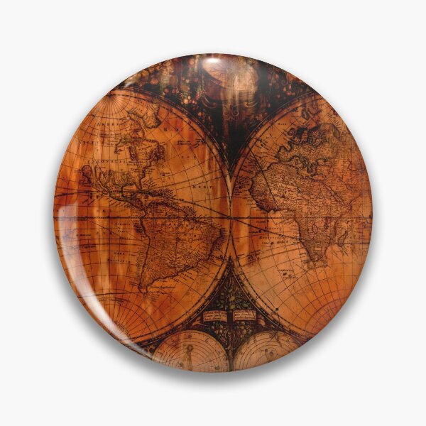 Item preview, Grunge Vintage Old World Map designed and sold by NaturePrints.