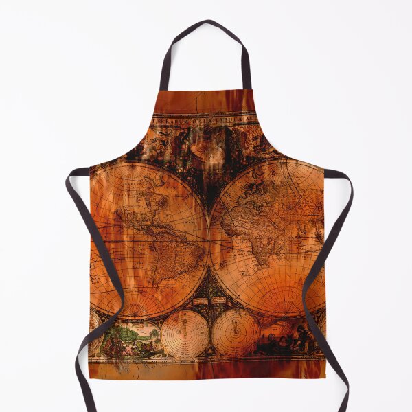Item preview, Grunge Vintage Old World Map designed and sold by NaturePrints.