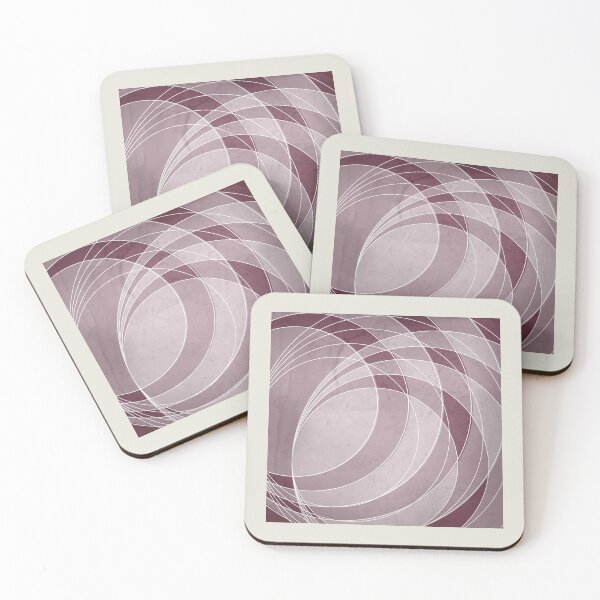 Item preview, Orbiting Circle Design in Mulberry designed and sold by simplydesignart.
