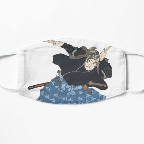 Miyamoto Musashi Samurai Warrior Art Flat Mask