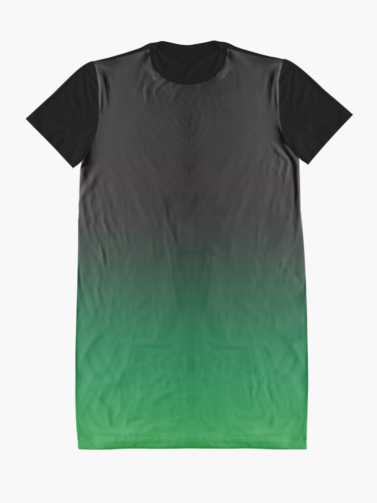 Black to Green Gradient - Ombre Graphic T-Shirt for Sale by