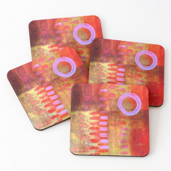 Item preview, Modern Hand Painted Abstract Collage Painting designed and sold by NancyMerkle.