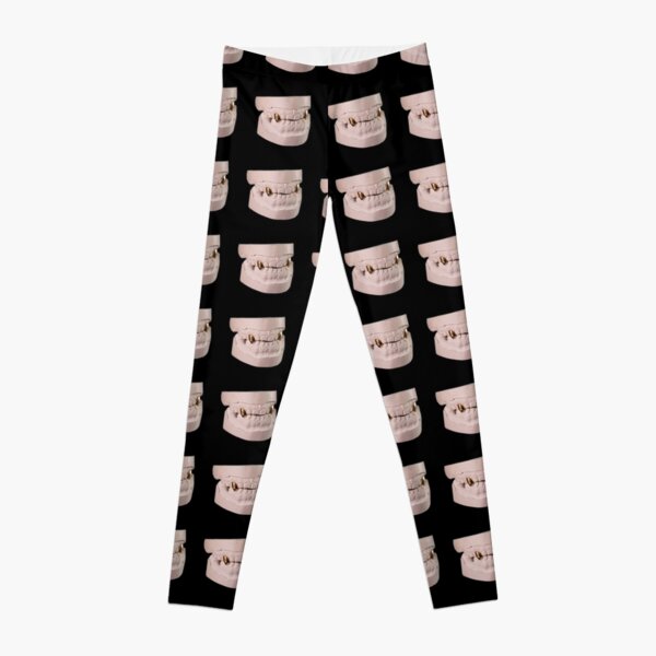 Vampire Skully syringe Knee Pad Skull Print leggings – Agoraphobix