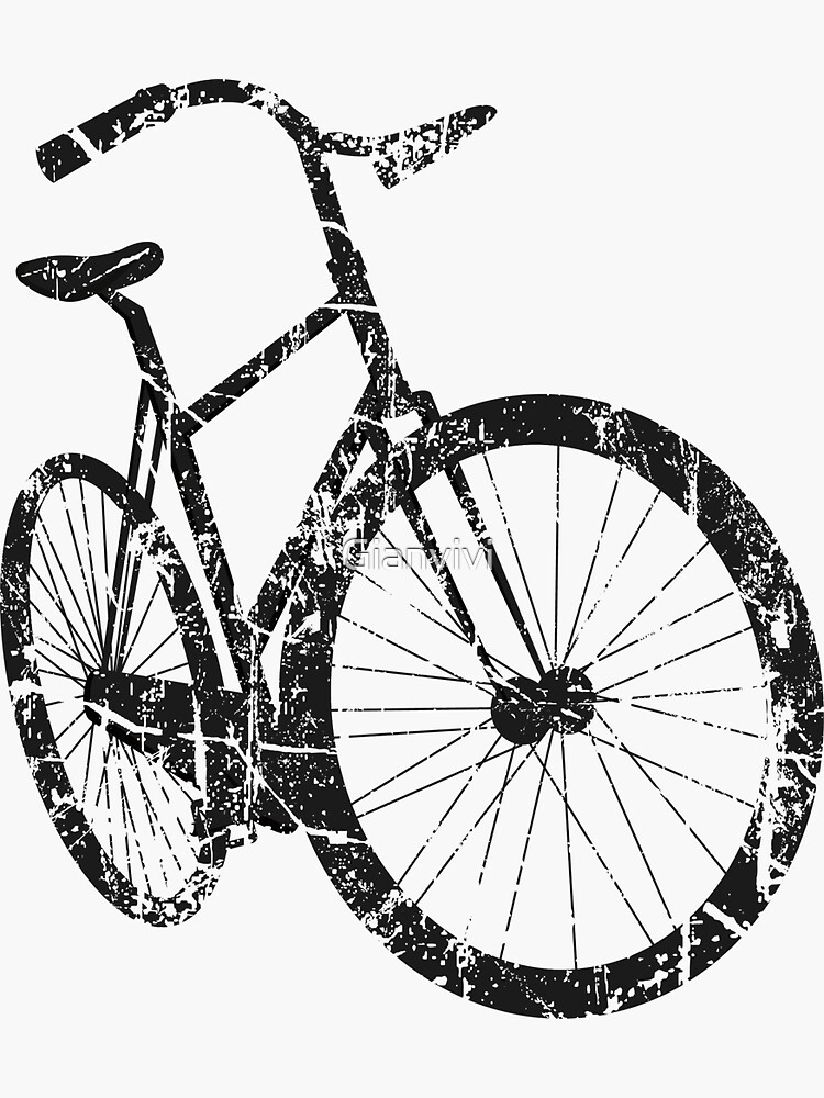 &ldquo;Bike a Vintage , Mens Bike shirt, Biking shirt&rdquo; Sticker for Sale by