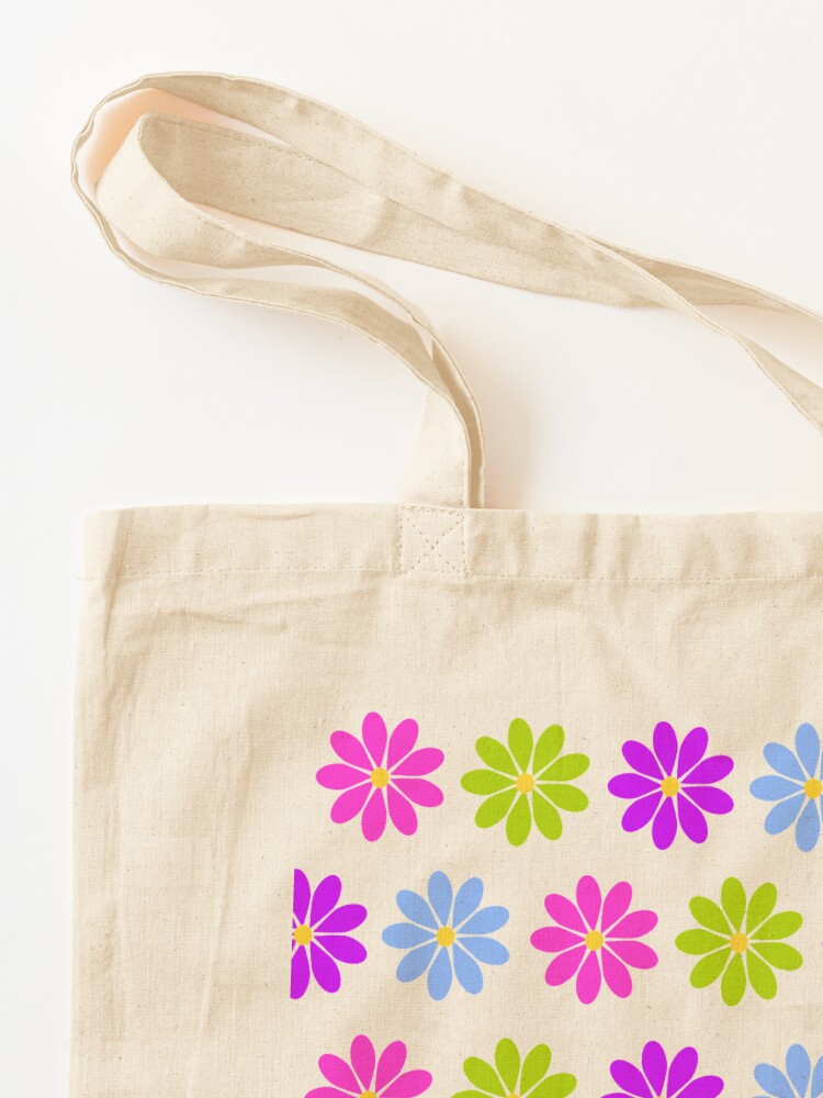 Alternate view of Colorful Flowers Tote Bag