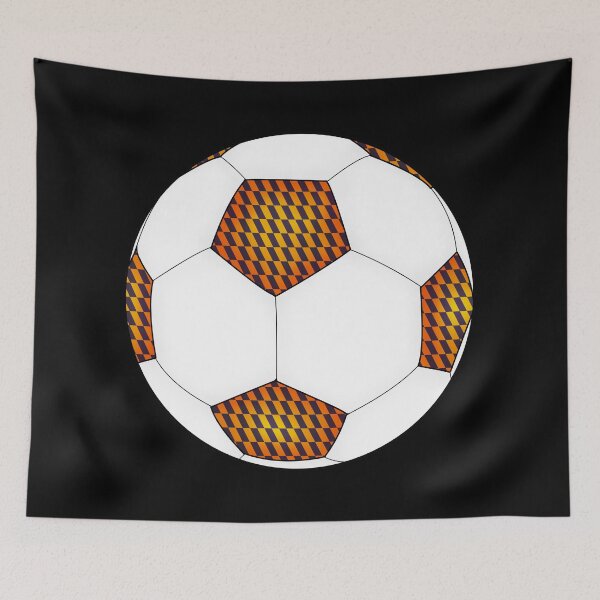 Item preview, Orange Soccer Ball designed and sold by AuraWalker1.