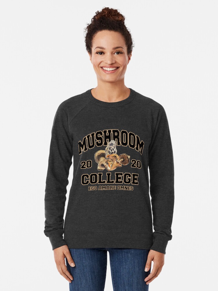 Mushroom online college sweatshirt