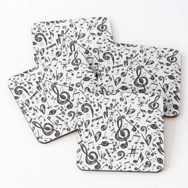 Item preview, Mosaic Music Note Design designed and sold by blackbird-ink.