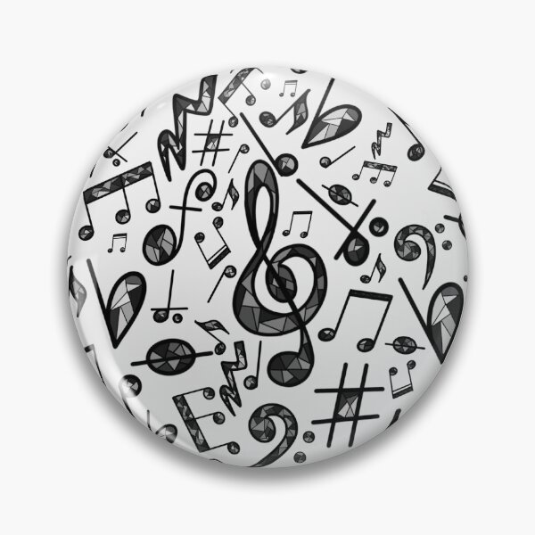 Item preview, Mosaic Music Note Design designed and sold by blackbird-ink.