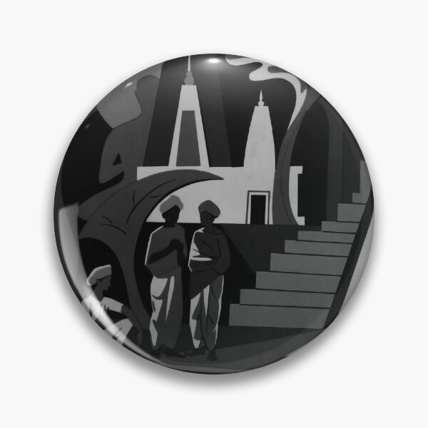 Item preview, Banaras India Noire vintage travel poster designed and sold by stickart-marek.