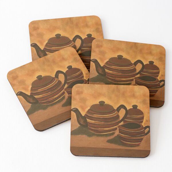 Item preview, Evening tea designed and sold by Charlotte VanRoss fine art.