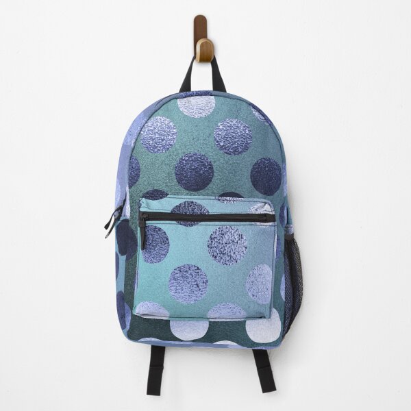 Item preview, Minimalist Circle Pattern in Iridescent Blue 25 designed and sold by simplydesignart.