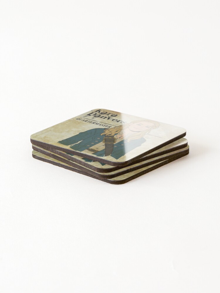 Thumbnail 4 of 5, Coasters (Set of 4), Quartermaster designed and sold by RafiDeSousa.