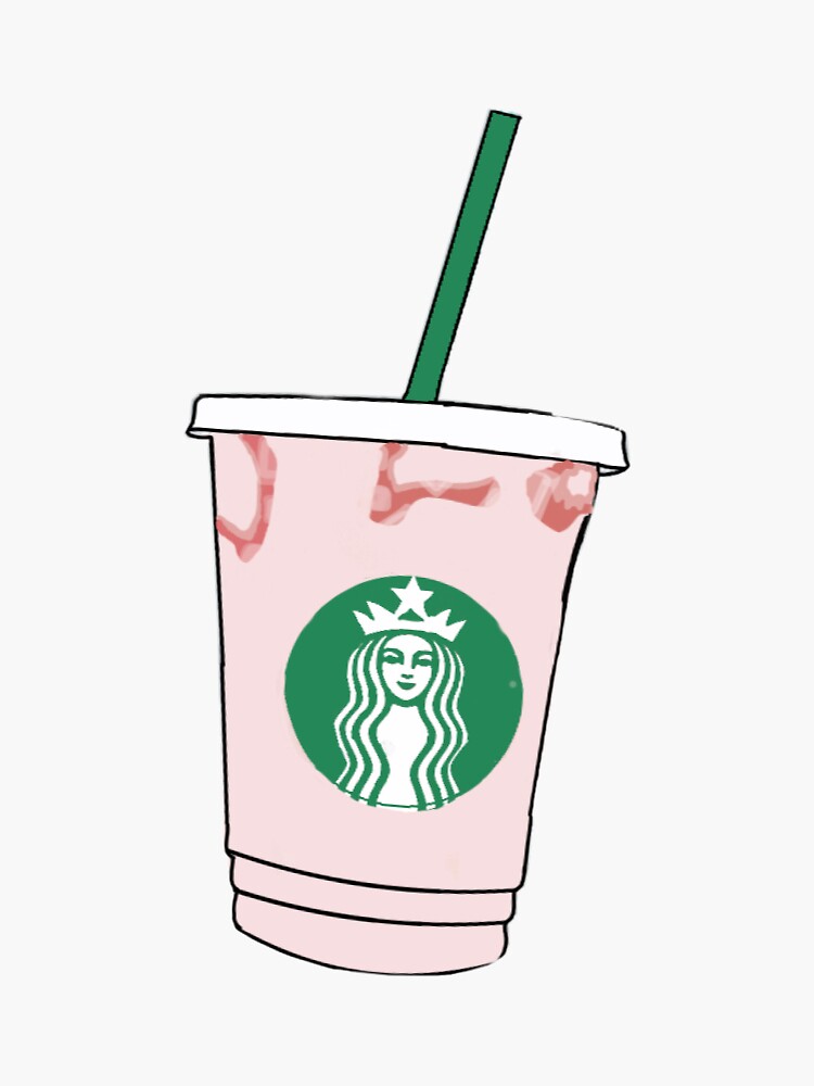 Vsco Starbucks iced drinks sticker pack  Sticker for Sale by