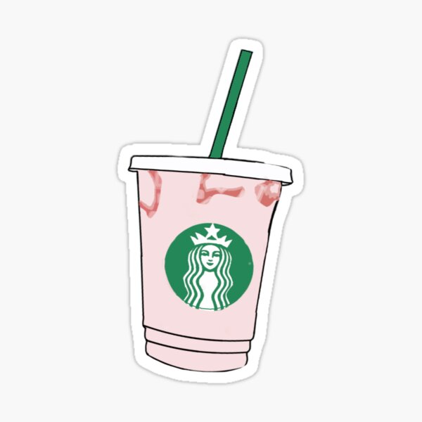 Starbucks Drinks Hand Drawn Sticker