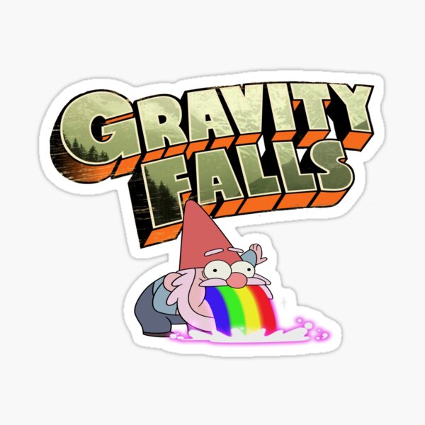 "gravity falls gnome puke" Sticker by claritykiller | Redbubble