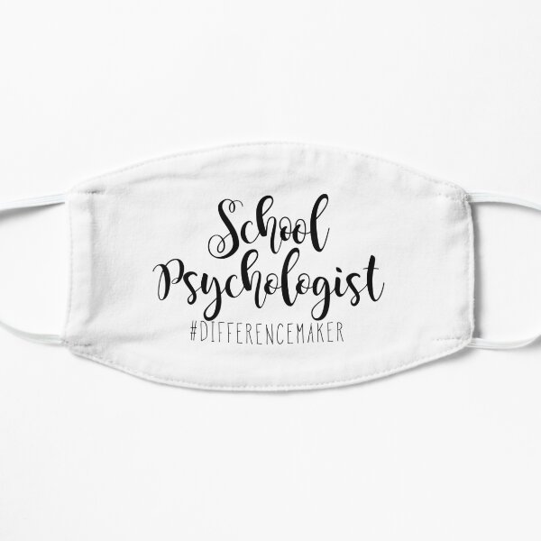 School Psychologist Sticker Mask