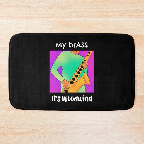 Item preview, My brASS it's Woodwind. Saxophone Pun. Dark Background designed and sold by shirtdan.