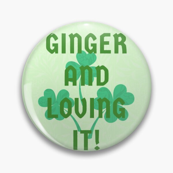 Item preview, Ginger and Loving It Green Celtic Print designed and sold by Ginger Life Designs.