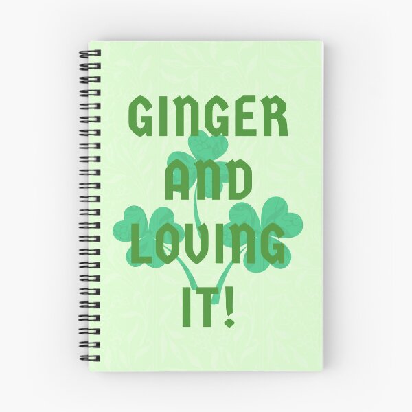 Item preview, Ginger and Loving It Green Celtic Print designed and sold by Ginger Life Designs.