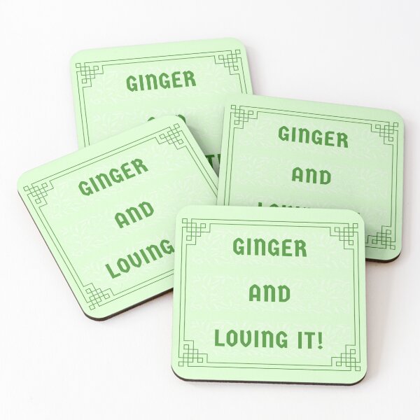 Item preview, Ginger and Loving It Green Celtic Print designed and sold by Ginger Life Designs.