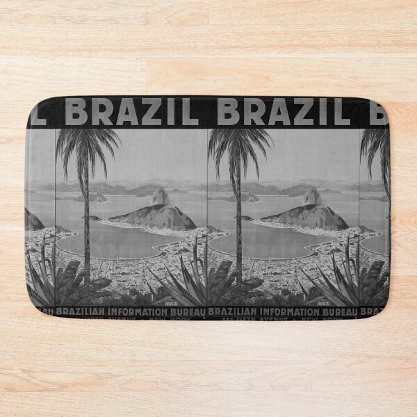 Item preview, Brazil Noire vintage travel poster designed and sold by stickart-marek.