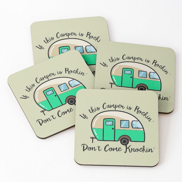 Item preview, If This Camper Is Rockin Don’t Come Knockin T shirt sticker designed and sold by Dan66.