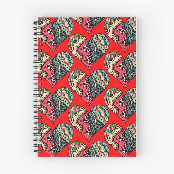 Item preview, Retro multi colored heart pattern 60s designed and sold by timg58.